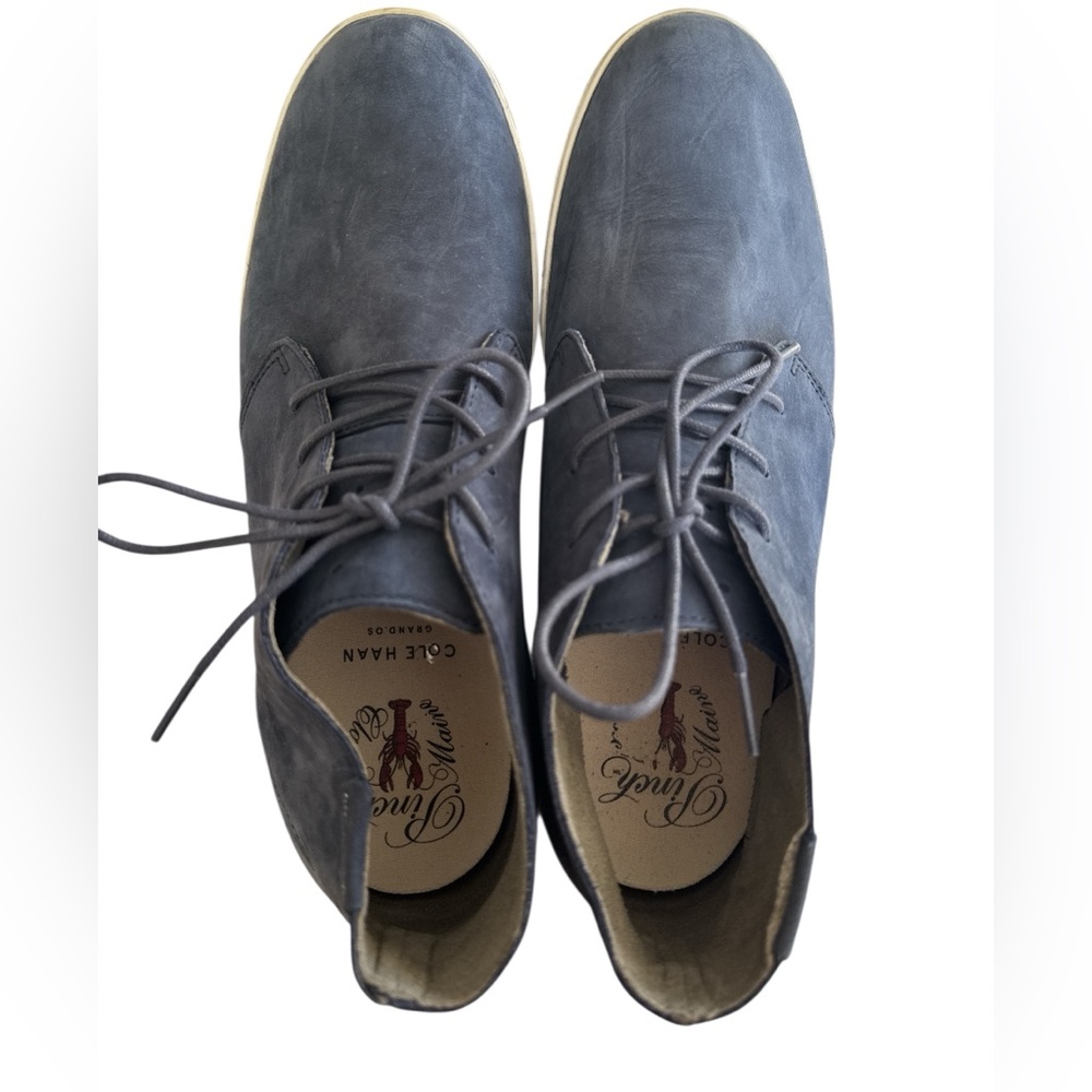 Cole Haan Pinch Maine Lobster Chukka Boots Men’s 12 Navy Suede